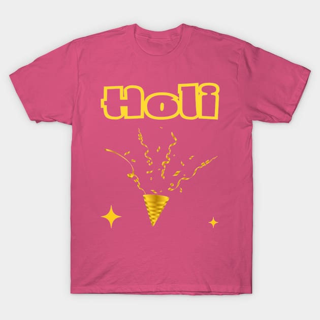 Indian Festivals -  Holi T-Shirt by Bharat Parv